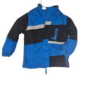 Boys 2-in-1 Winter Jacket  Sz 3TBlue/Buffalo Blue Jacket set.  Weather-resistant